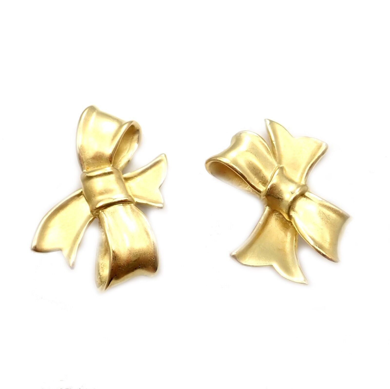 Angela Cummings Jewelry & Watches:Fine Jewelry:Earrings Rare! Authentic Vintage Angela Cummings 18k Yellow Gold Bow Earrings Circa 1984