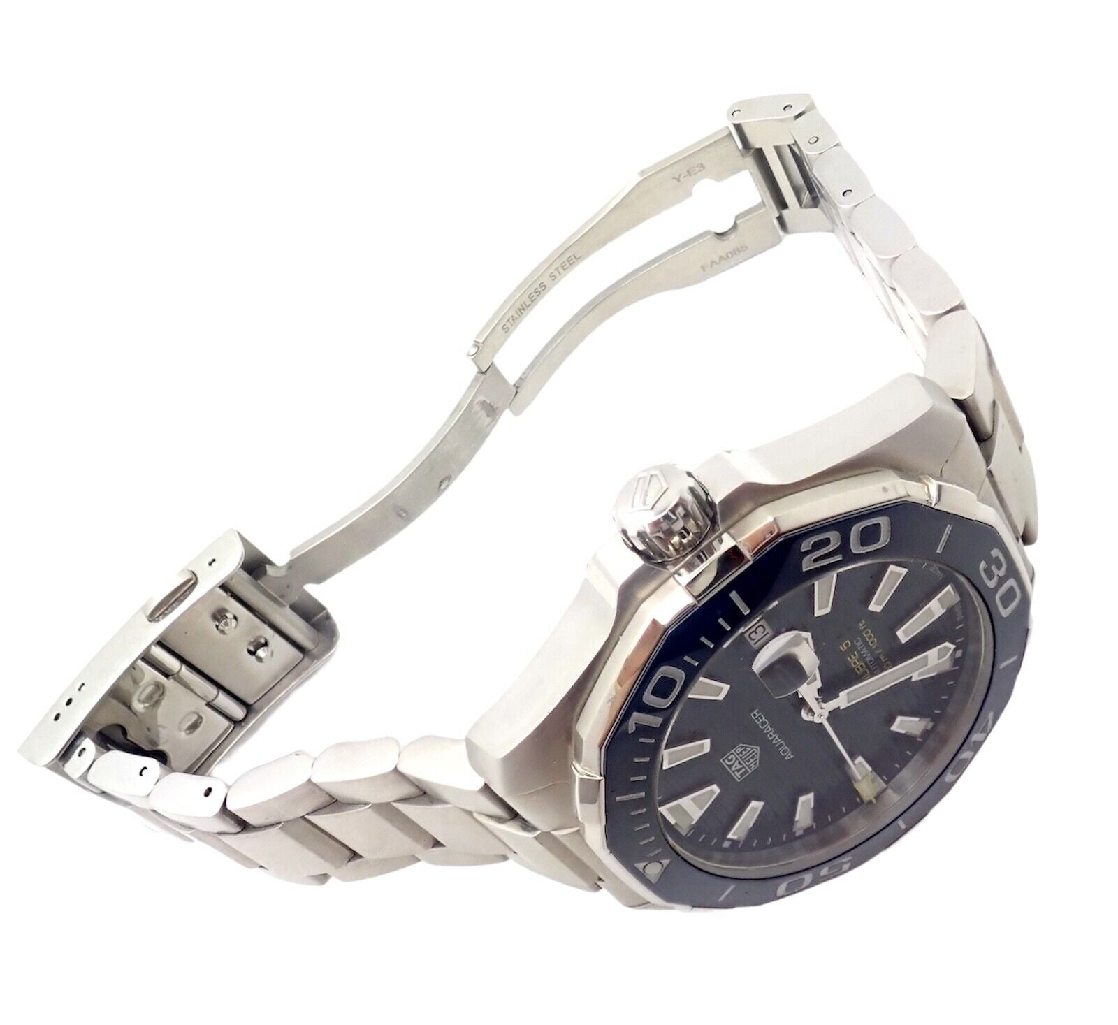 Tag Heuer Jewelry & Watches:Watches, Parts & Accessories:Watches:Wristwatches Authentic Tag Heuer Automatic Aquaracer Calibre 5 Way201B-0 Mens Watch