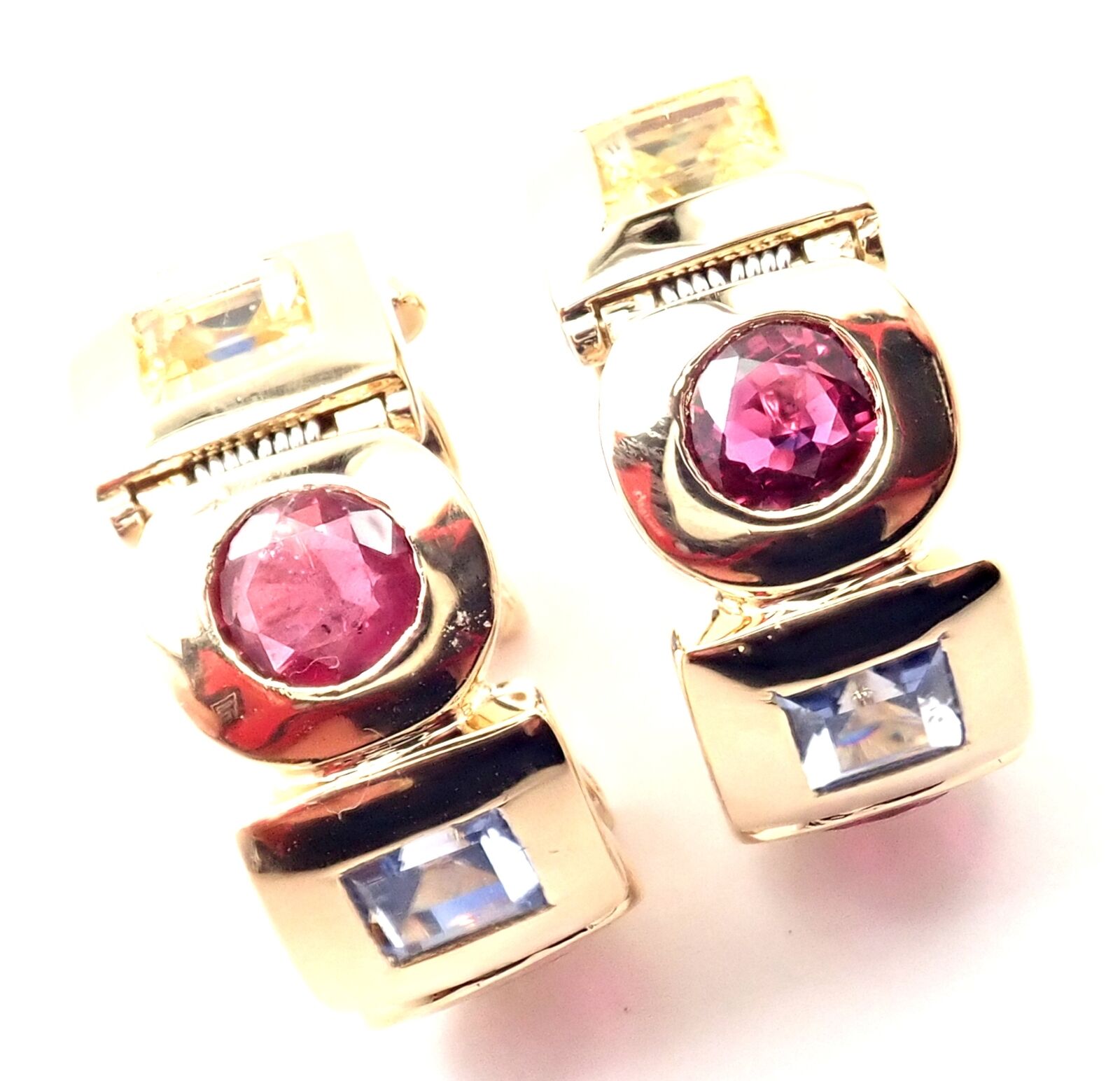 Chanel ruby earrings Clearance
