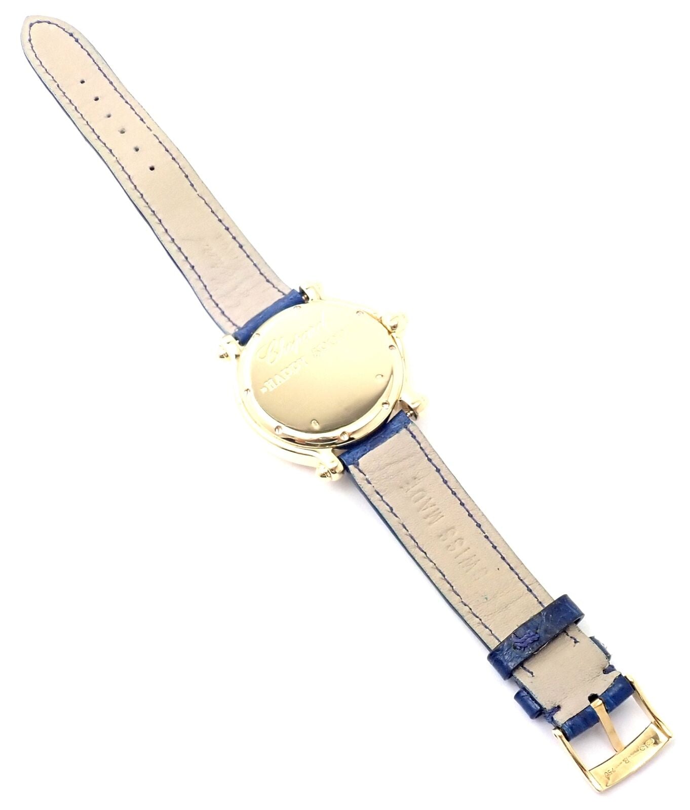 Chopard Jewelry & Watches:Watches, Parts & Accessories:Watches:Wristwatches Authentic! Chopard Happy Sport Happy Beach 18k Yellow Gold Diamond 39mm Watch