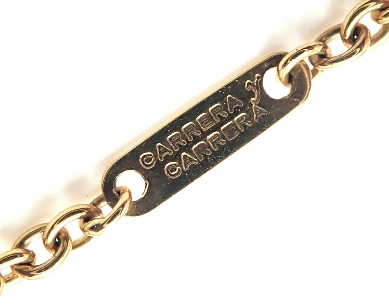 Carrera y Carrera Jewelry & Watches:Fine Jewelry:Necklaces & Pendants New! Authentic Carrera Y Carrera Aqua 18k Yellow Gold Diamond/Kogolong Necklace