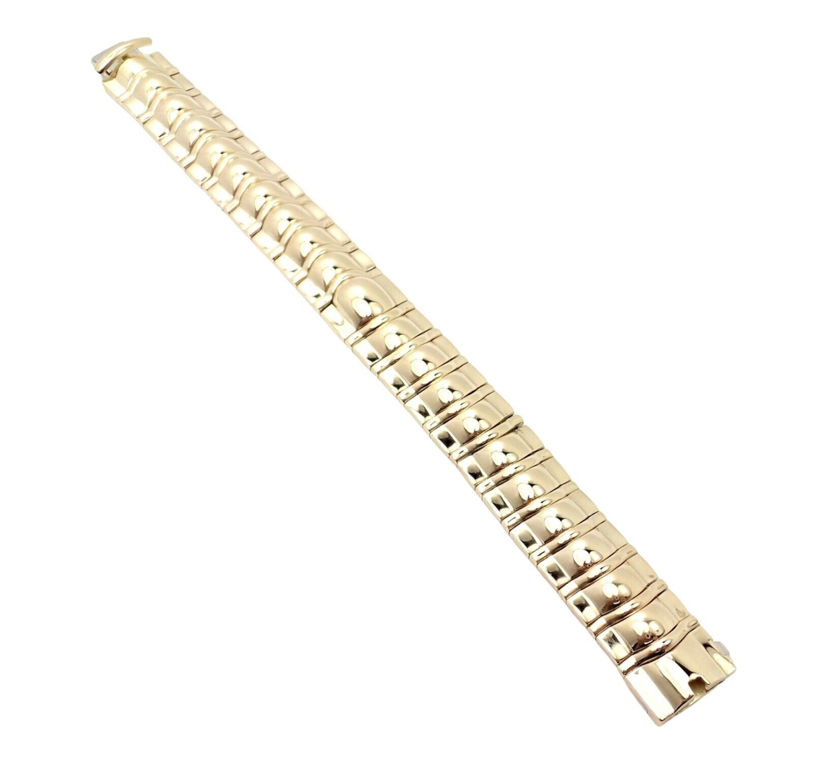 Piaget Jewelry & Watches:Fine Jewelry:Bracelets & Charms Authentic! Piaget 18k Yellow Gold Classic Thick Limited Edition 1990 Bracelet