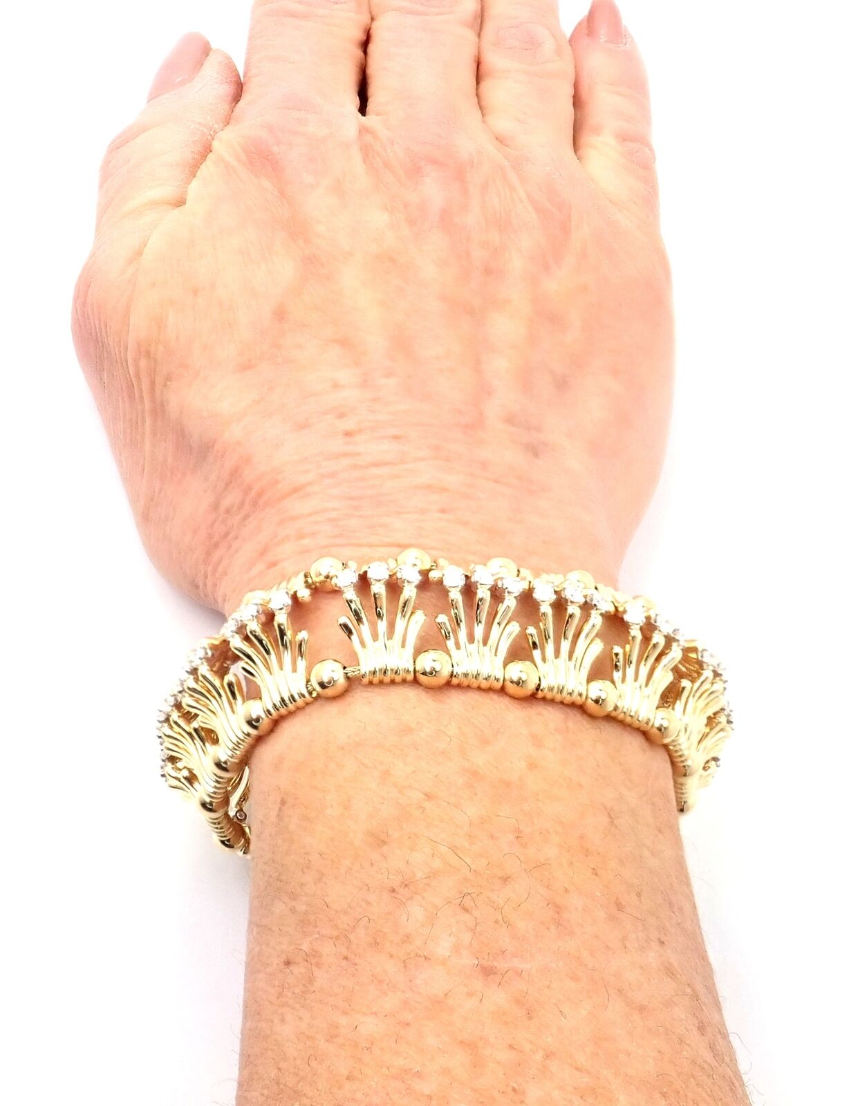 Jean Schlumberger for Tiffany & Co. Jewelry & Watches:Fine Jewelry:Bracelets & Charms Authentic! Tiffany & Co Jean Schlumberger 18k Yellow Gold Diamond Link Bracelet
