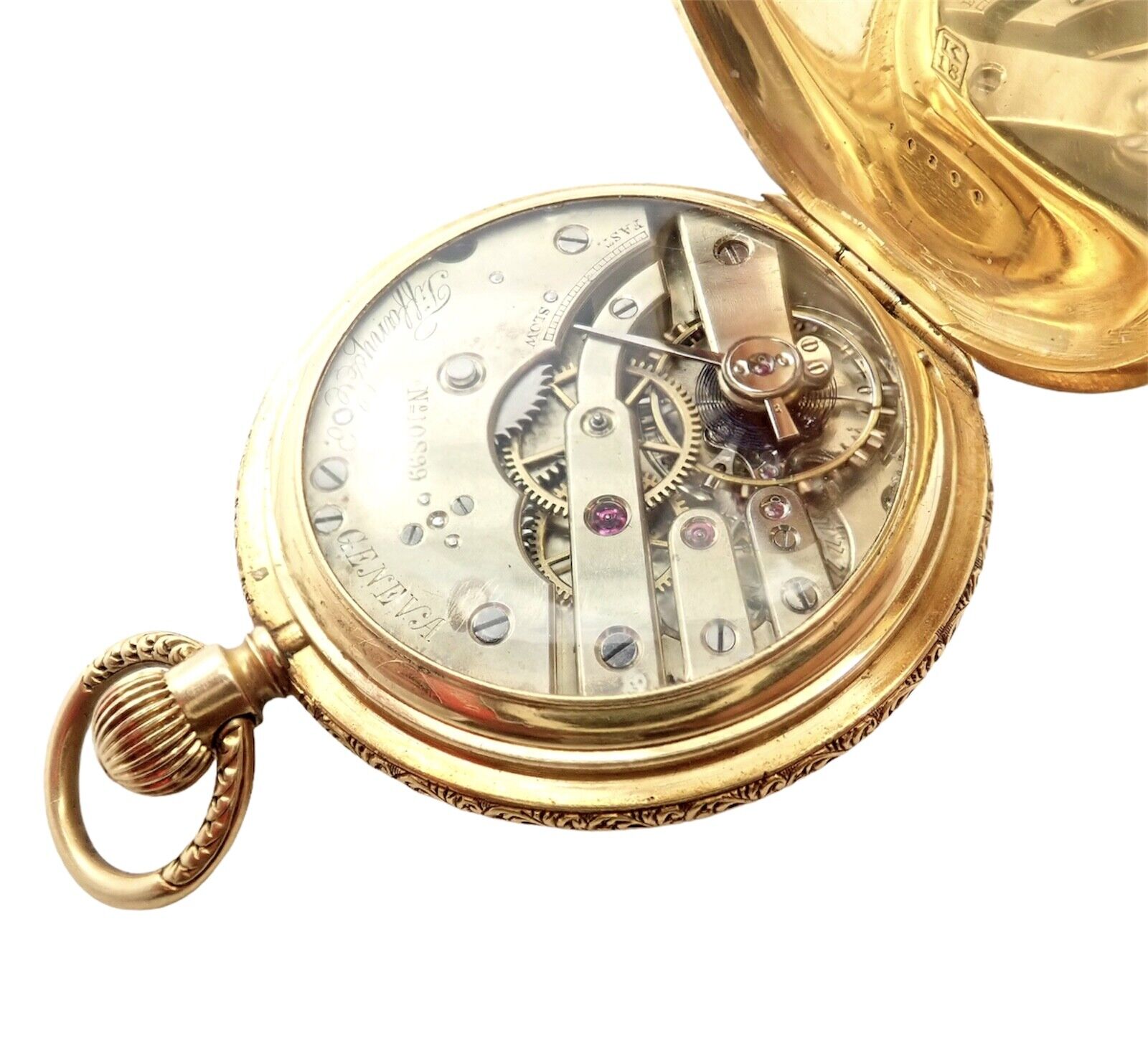 Vintage! Tiffany & Co. Geneva 18K Yellow Gold Ladies Pocket Watch