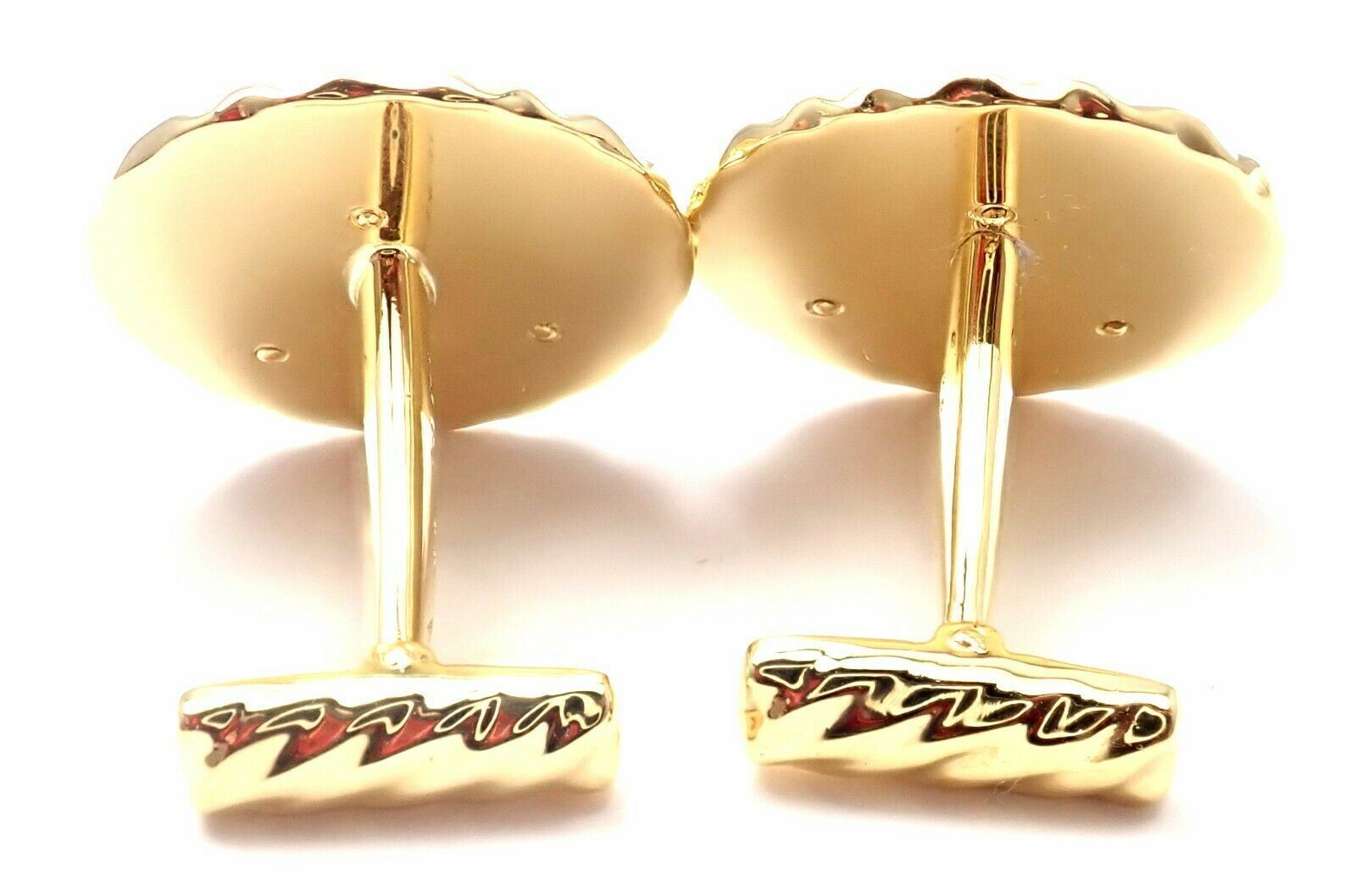 Van Cleef & Arpels Jewelry & Watches:Men's Jewelry:Cufflinks Rare! Authentic Van Cleef & Arpels 18k Yellow Gold Panther Panthere Cufflinks