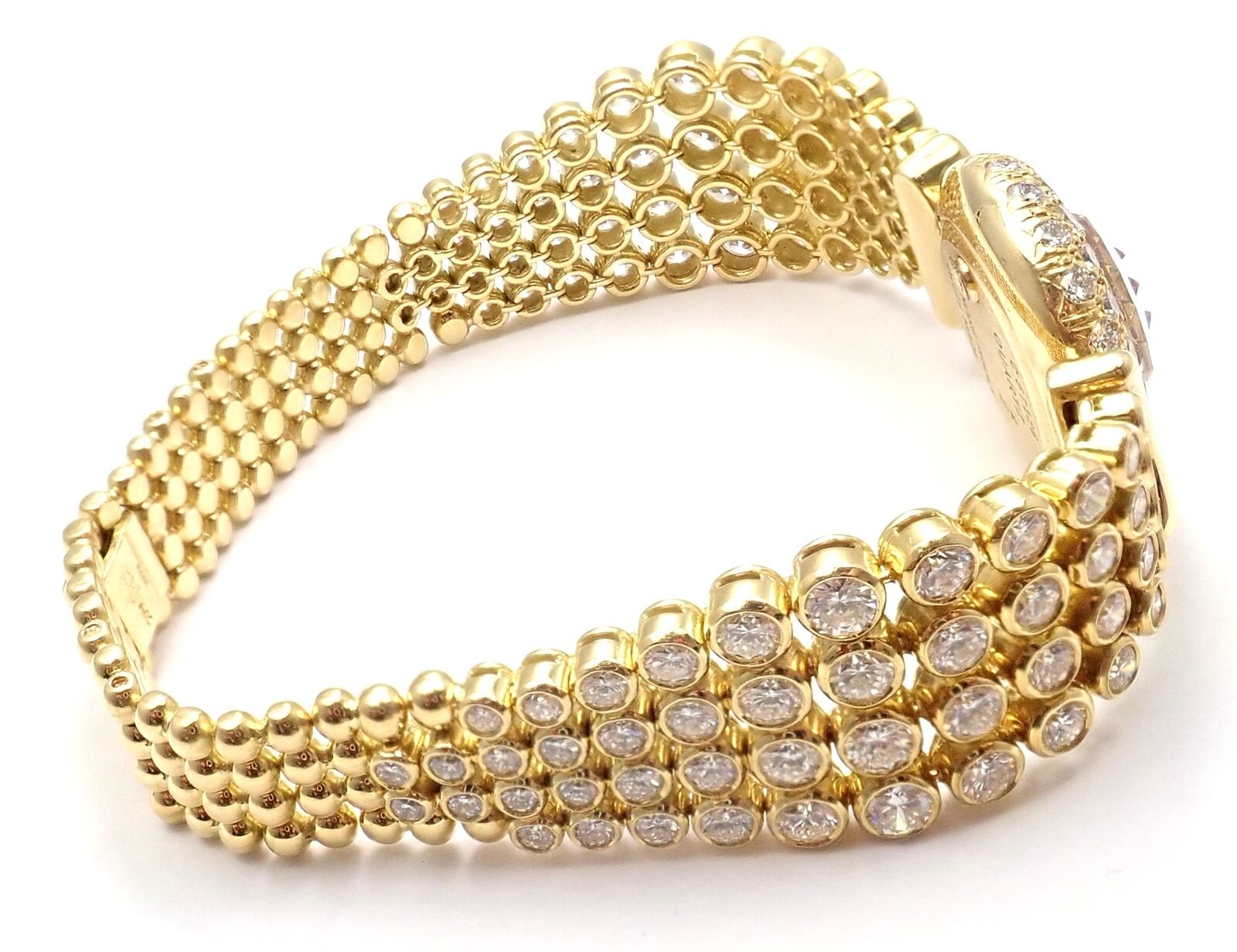 Audemars Piguet Jewelry & Watches:Watches, Parts & Accessories:Watches:Wristwatches Authentic! Vintage Audemars Piguet 18k Yellow Gold 8ct Diamond Ladies Watch