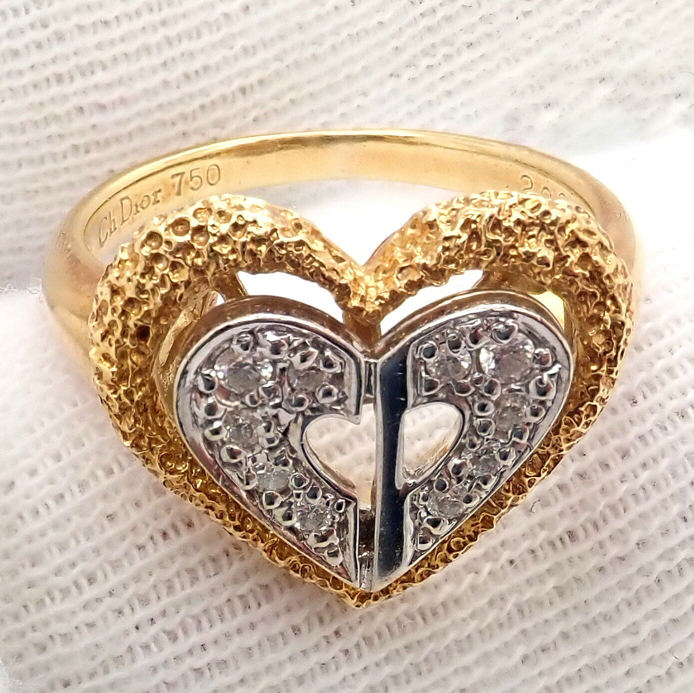 Dior heart ring hotsell