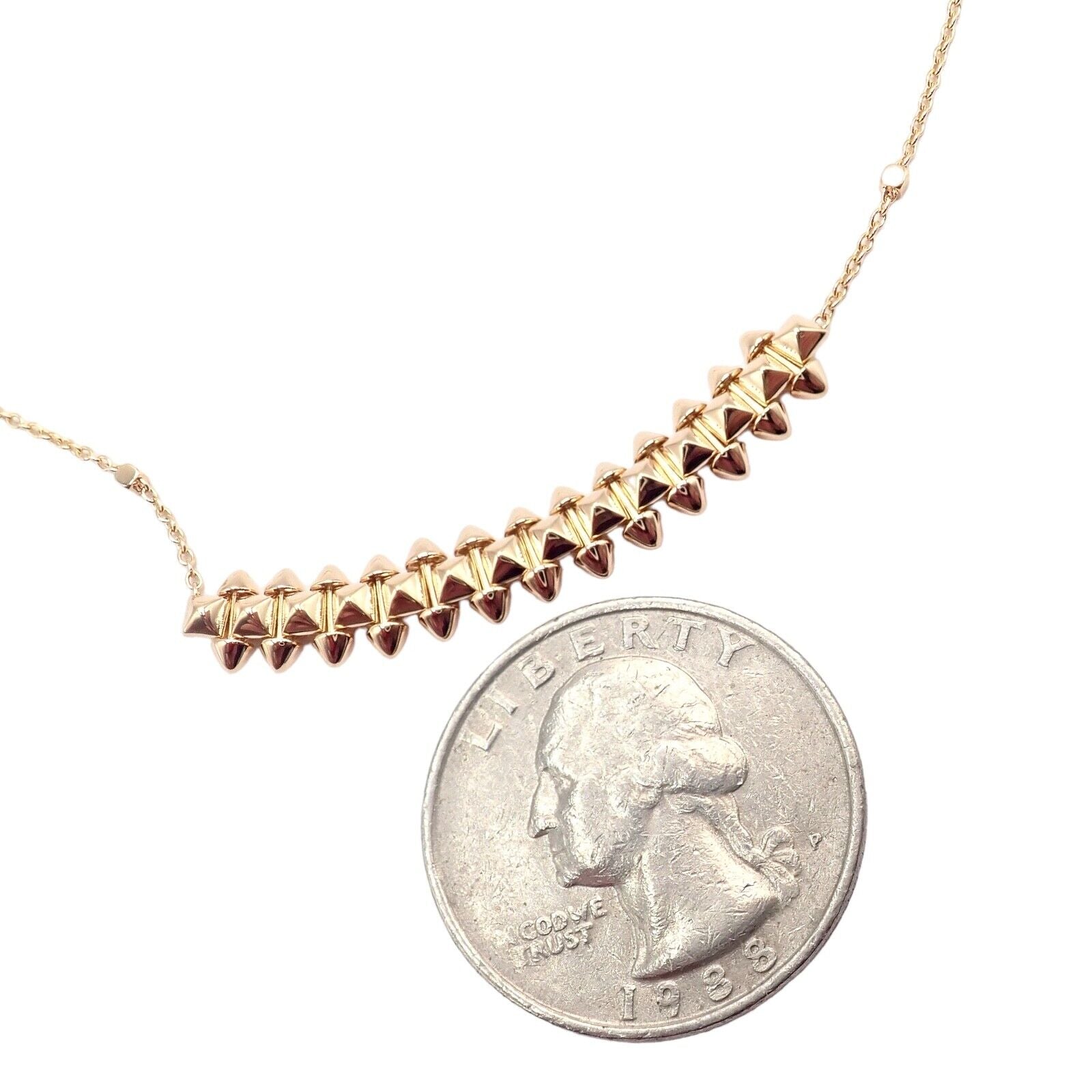 CRN7424408 - Clash de Cartier necklace, flexible medium model -  Rhodium-finish white gold - Cartier