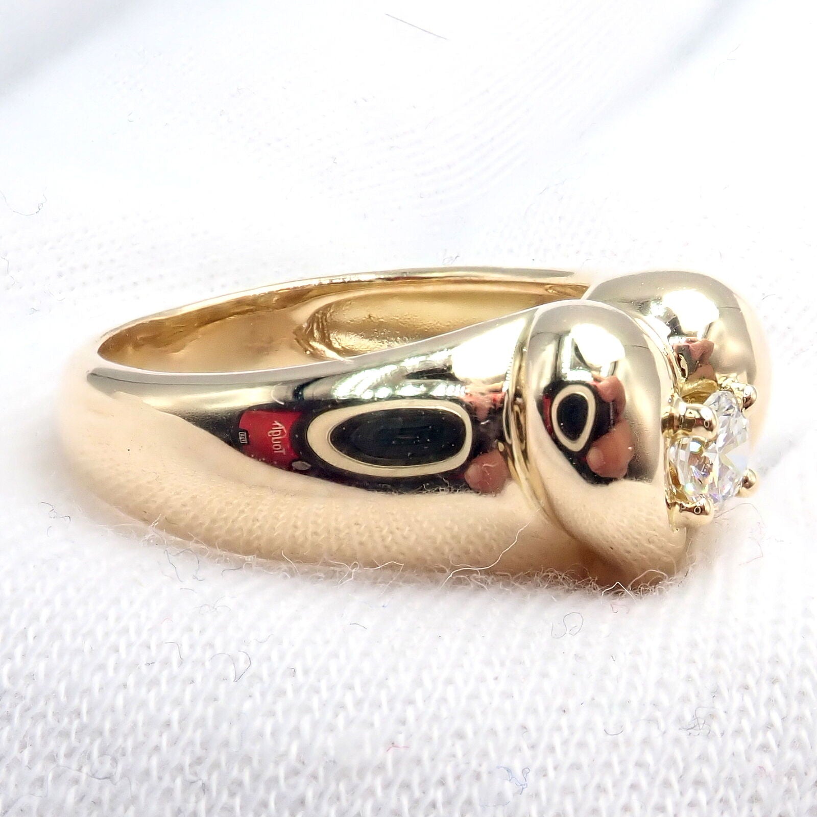 Brand new top Fine Gold Ring 750 18 Kt Yellow Gold Worth 195,-