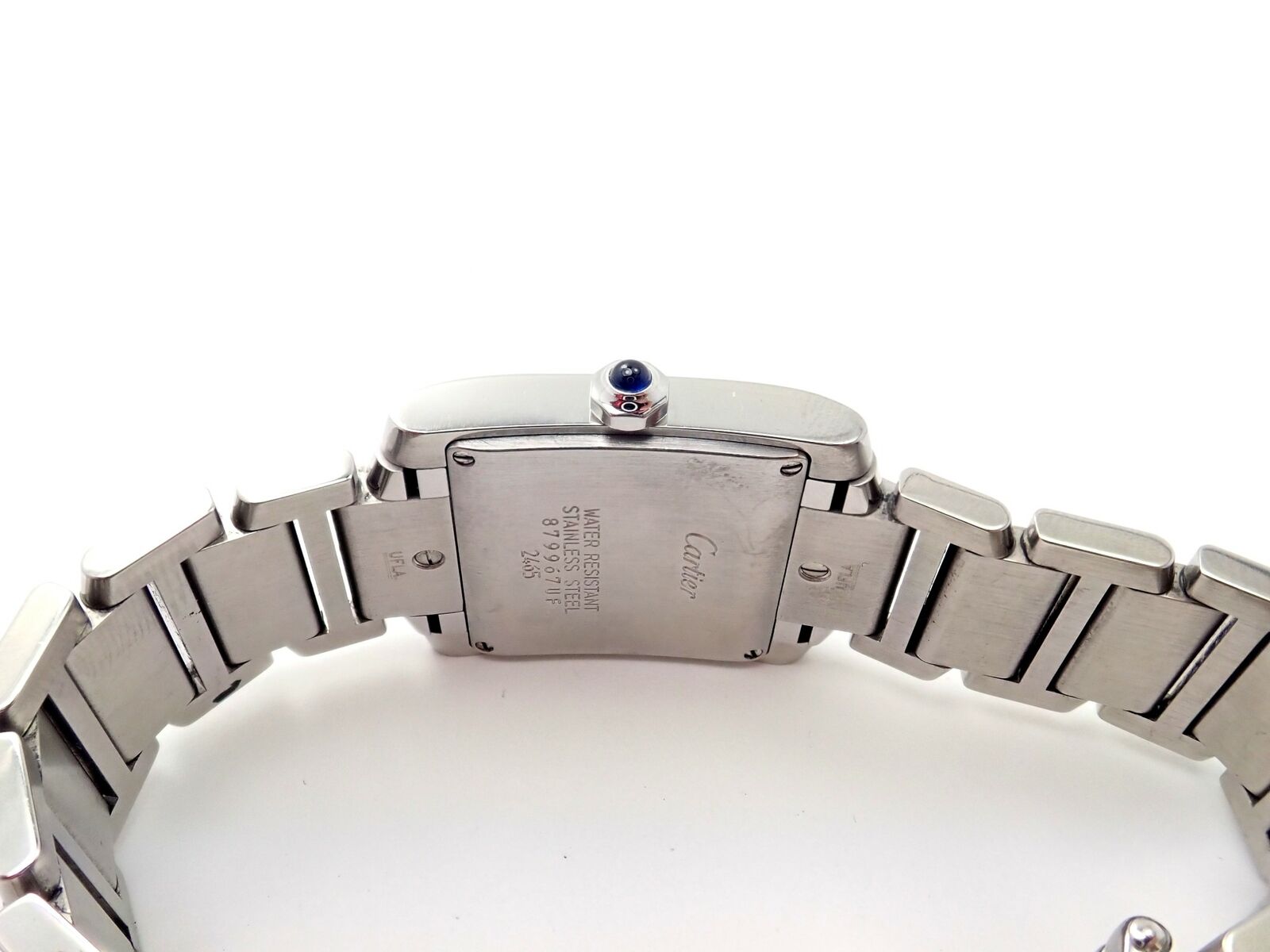 Cartier Jewelry & Watches:Watches, Parts & Accessories:Watches:Wristwatches Authentic! Cartier Stainless Steel Ladies Tank Francaise Quartz Watch 2465
