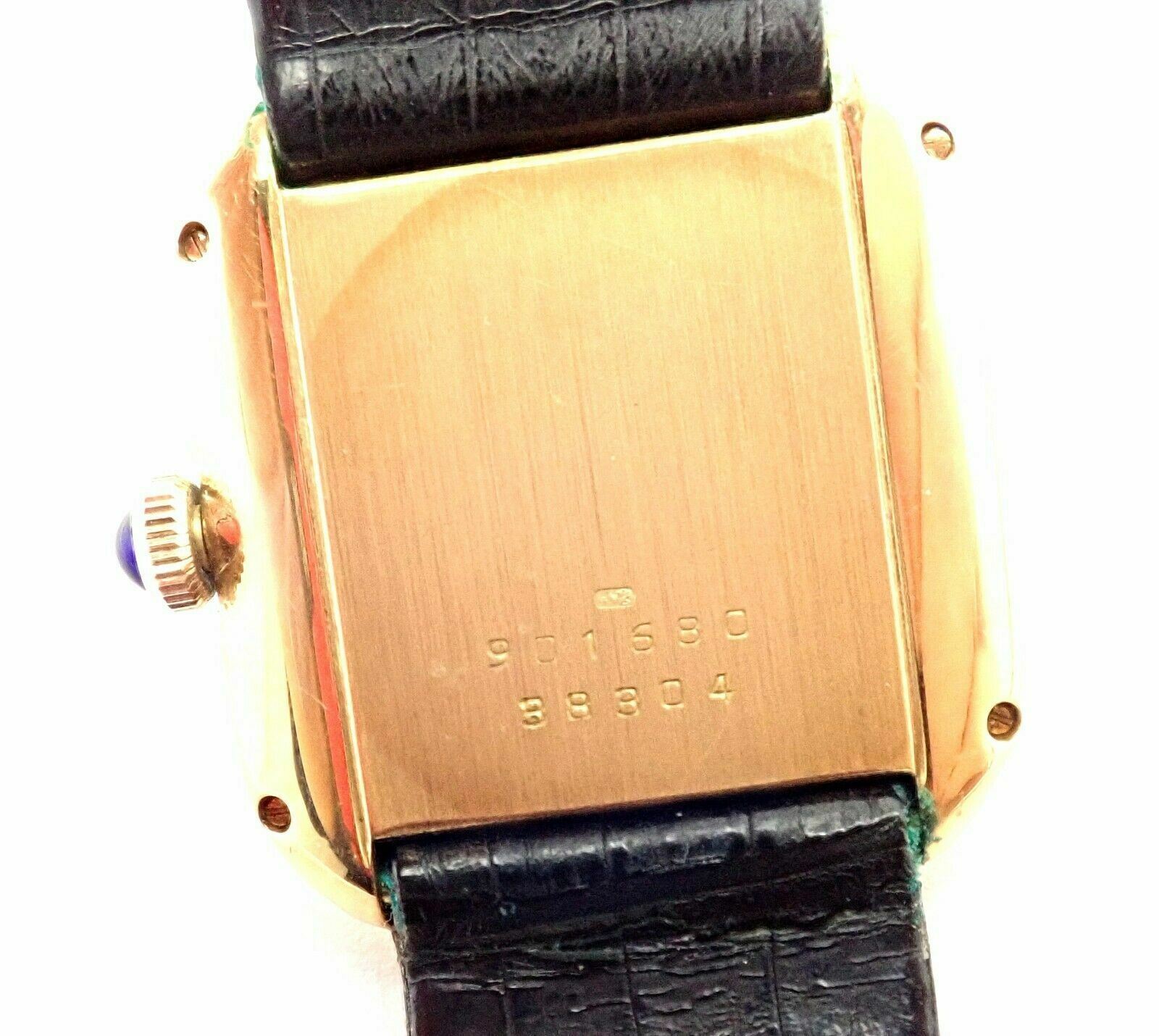 Authentic Baume Mercier 18k Yellow Gold Manual Wind Watch 38304