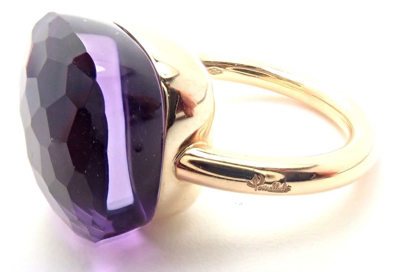 Pomellato Jewelry & Watches:Fine Jewelry:Rings Authentic! Pomellato Nudo Maxi 18k Yellow Gold Large Amethyst Ring