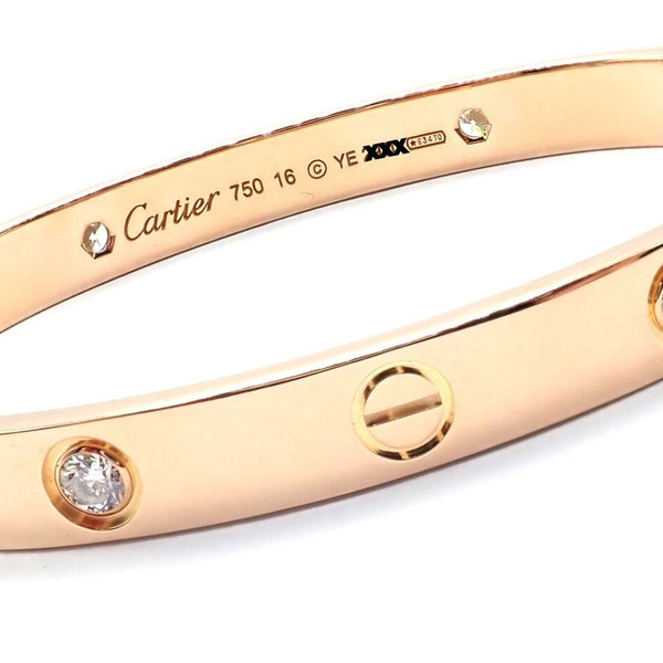 Cartier LOVE Bracelets - White, Yellow & Rose Gold