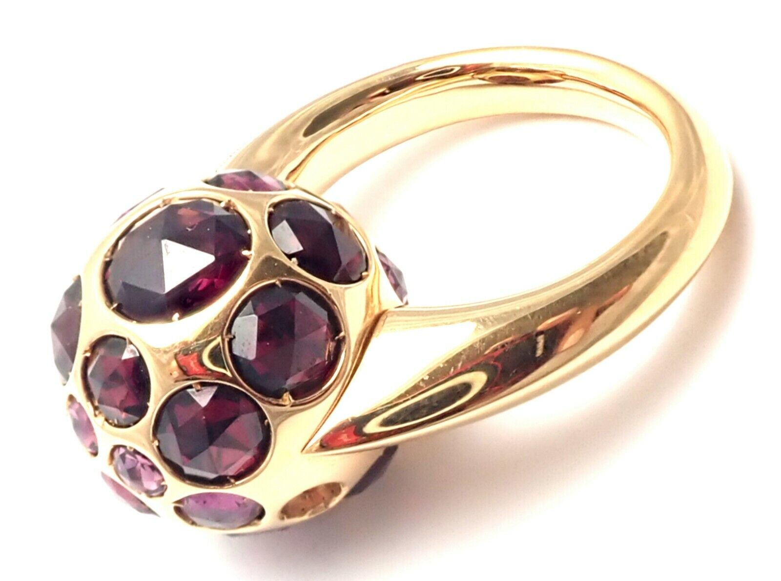 Fortrove Jewelry & Watches:Fine Jewelry:Rings New! Pomellato Harem 18k Rose Gold Rhodolite Garnet Ring Box/Papers