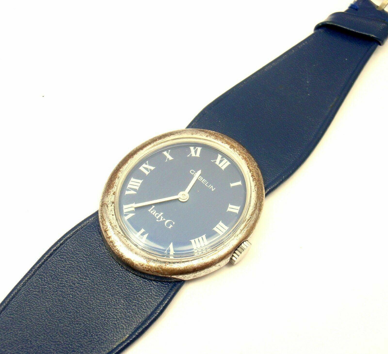 Gubelin Jewelry & Watches:Watches, Parts & Accessories:Watches:Wristwatches Rare! Vintage Sterling Silver Gubelin Lady G Manual Wind Ladies Watch