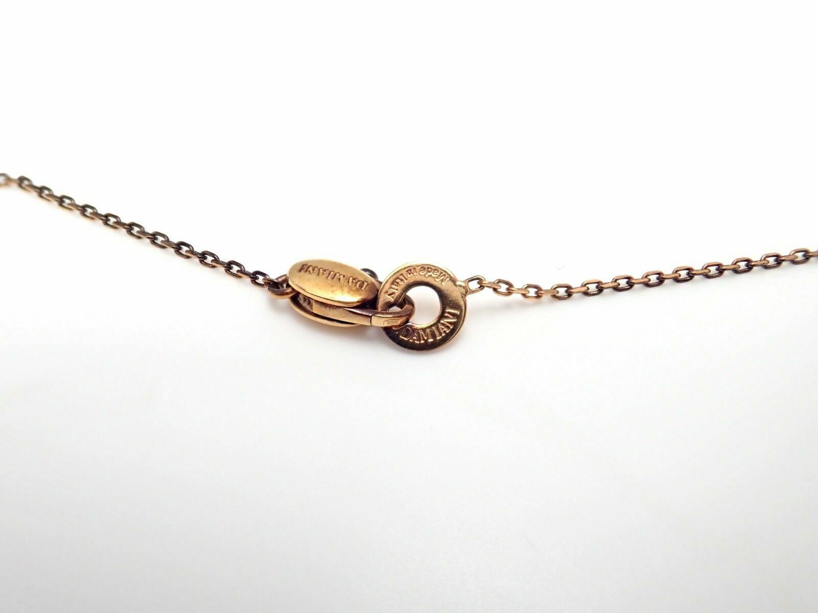 Damiani Jewelry & Watches:Vintage & Antique Jewelry:Necklaces & Pendants Authentic Damiani 18k Rose Gold Maji Sharon Stone Rough Diamond Pendant Necklace