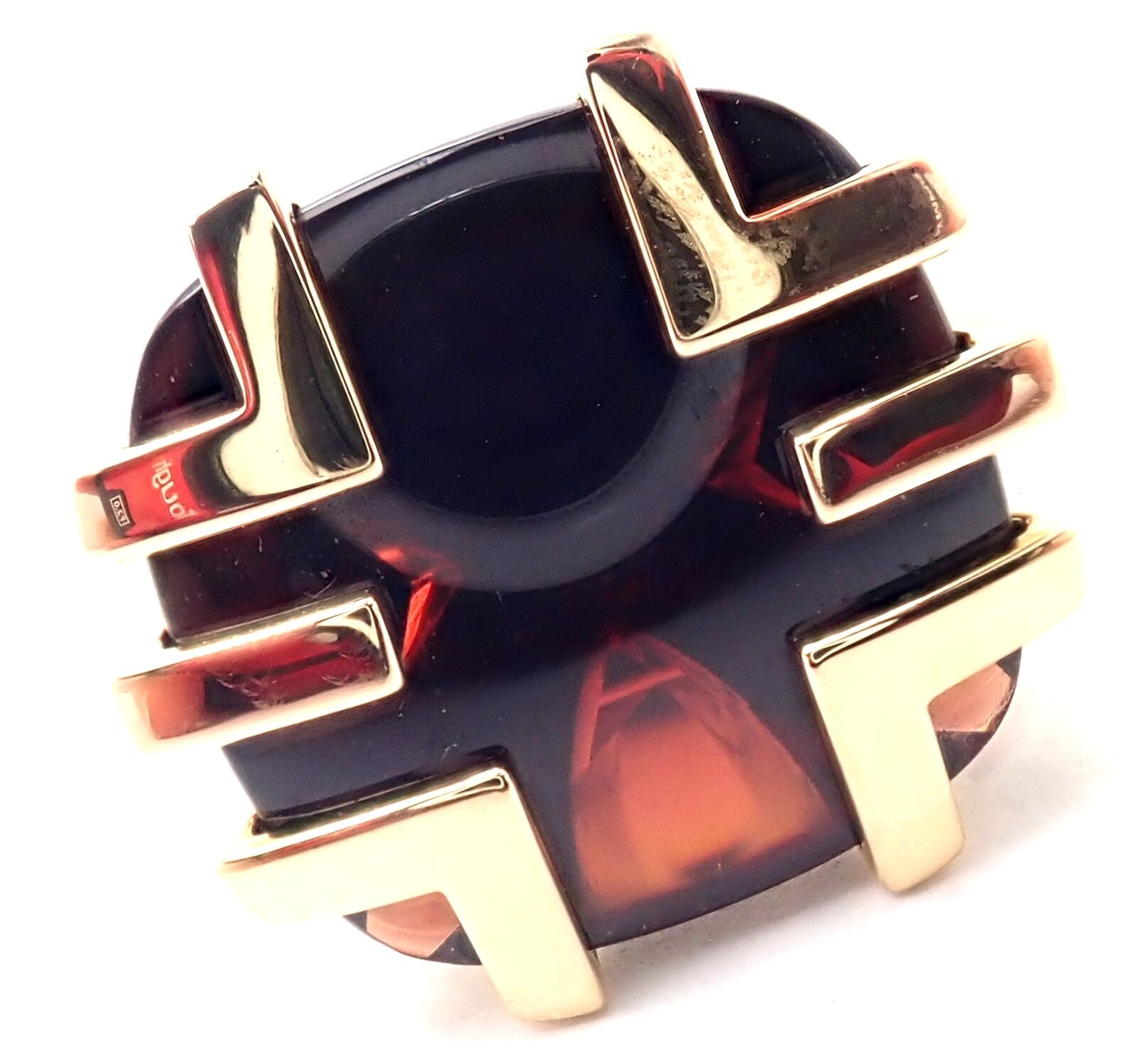 Cartier Jewelry & Watches:Fine Jewelry:Rings Authentic! Cartier Le Baiser Du Dragon 18k Yellow Gold Garnet Ring Paper