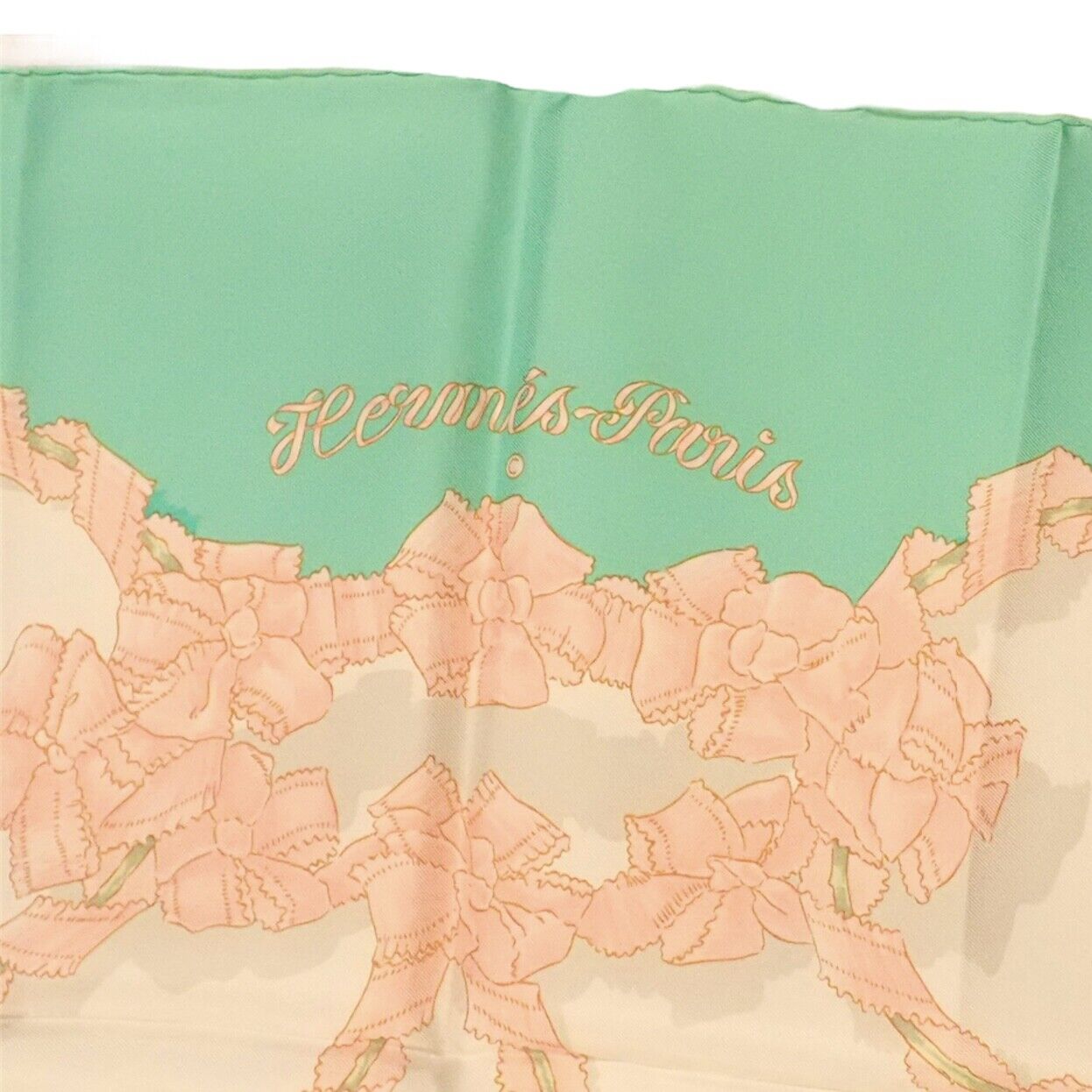 Hermes Clothing, Shoes & Accessories:Women:Women's Accessories:Scarves & Wraps Authentic RARE! Hermes Le Sacre du Printemps Vintage 90cm Pastel Pink Silk Scarf