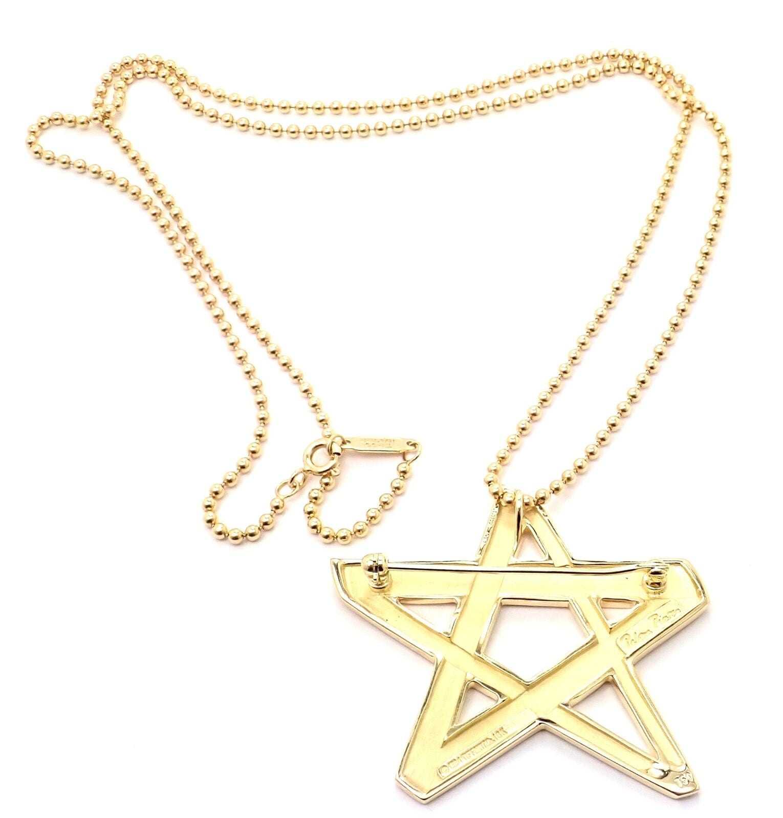 Tiffany & Co. Star of David Pendant Elsa Peretti Necklace Sterling  Silver 925 | eBay