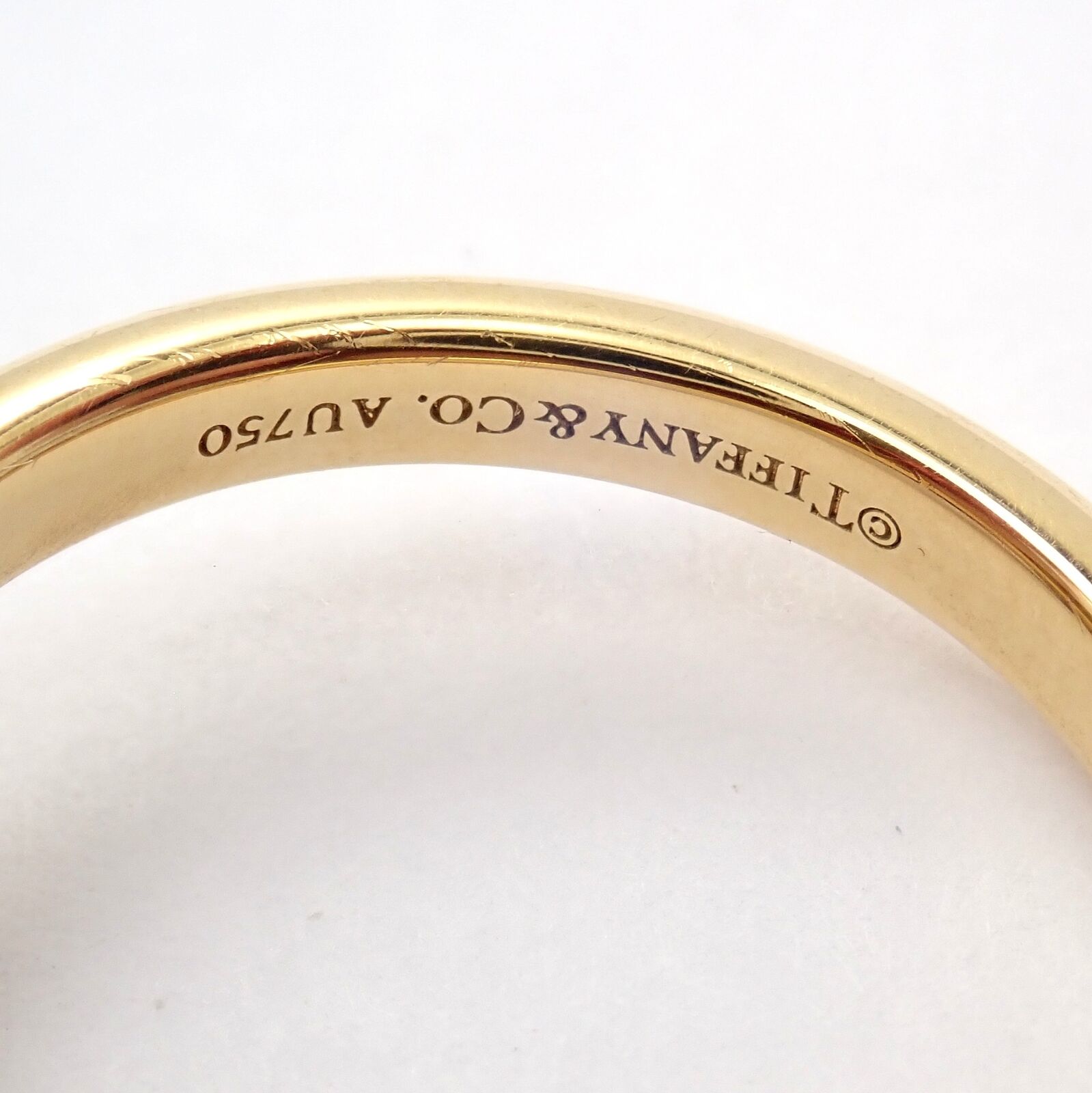 Tiffany & Co. Jewelry & Watches:Fine Jewelry:Rings Tiffany & Co. 18k Yellow Gold Hardware 12mm Ball Ring Sz 5