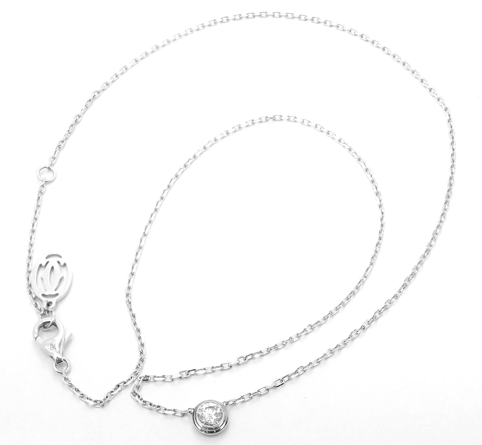 Cartier - Cartier d'Amour necklace White gold, diamonds http://www.cartier .us/collections/jewelry/categories/necklaces/classic-diamonds-necklaces /n7406800-cartier-damour-necklace | Facebook
