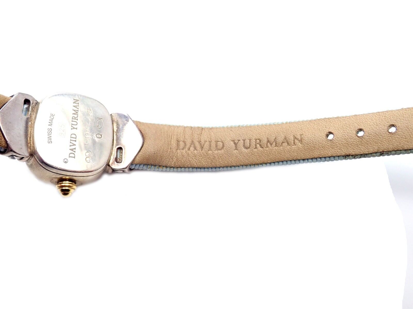 David Yurman Jewelry & Watches:Watches, Parts & Accessories:Watches:Wristwatches Authentic! David Yurman DY Silver 925 Diamond Thoroughbred Silk Ladies Watch