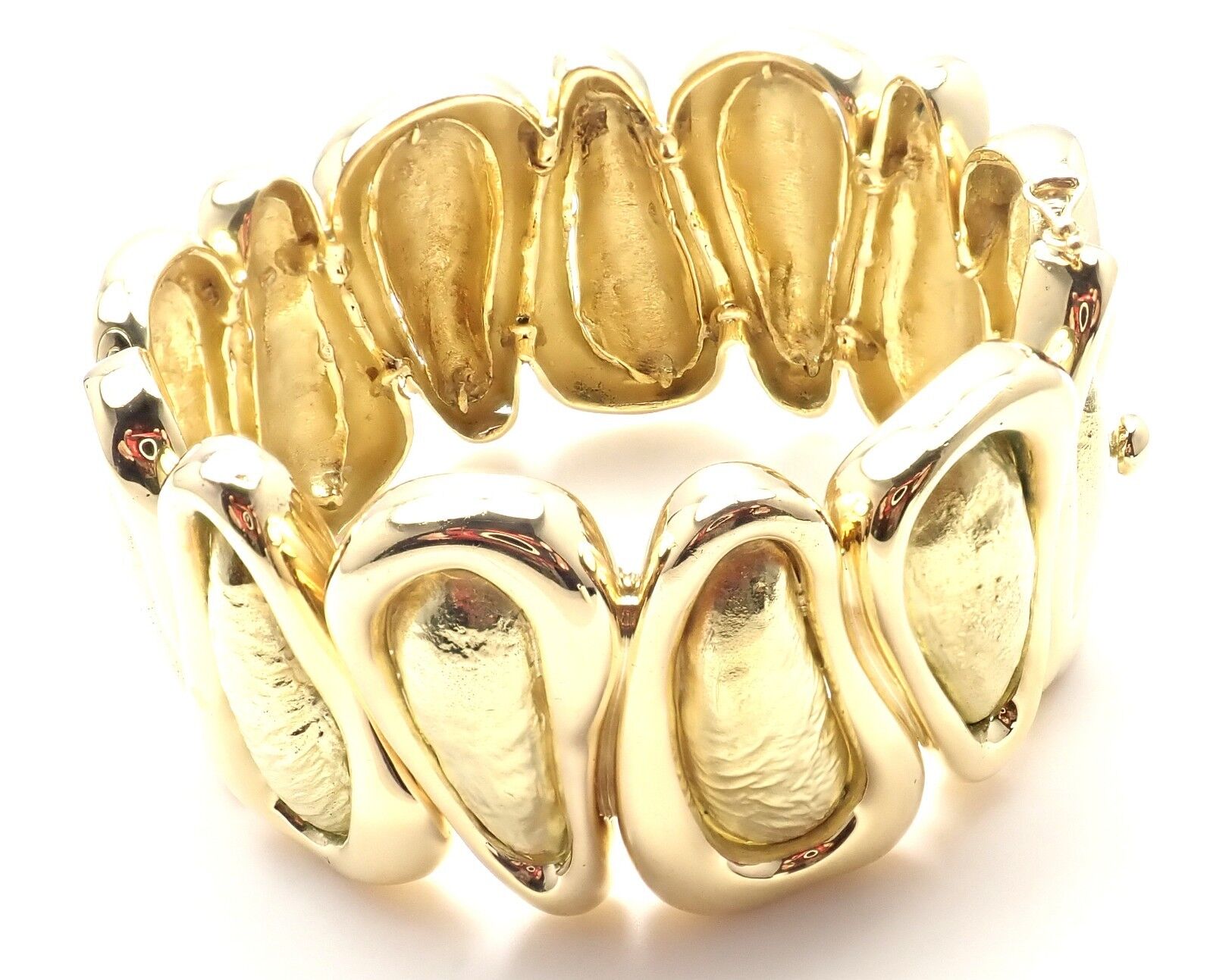 Tiffany & Co. Jewelry & Watches:Fine Jewelry:Bracelets & Charms Rare! Authentic Tiffany & Co 18k Yellow Gold Wide Bangle Bracelet