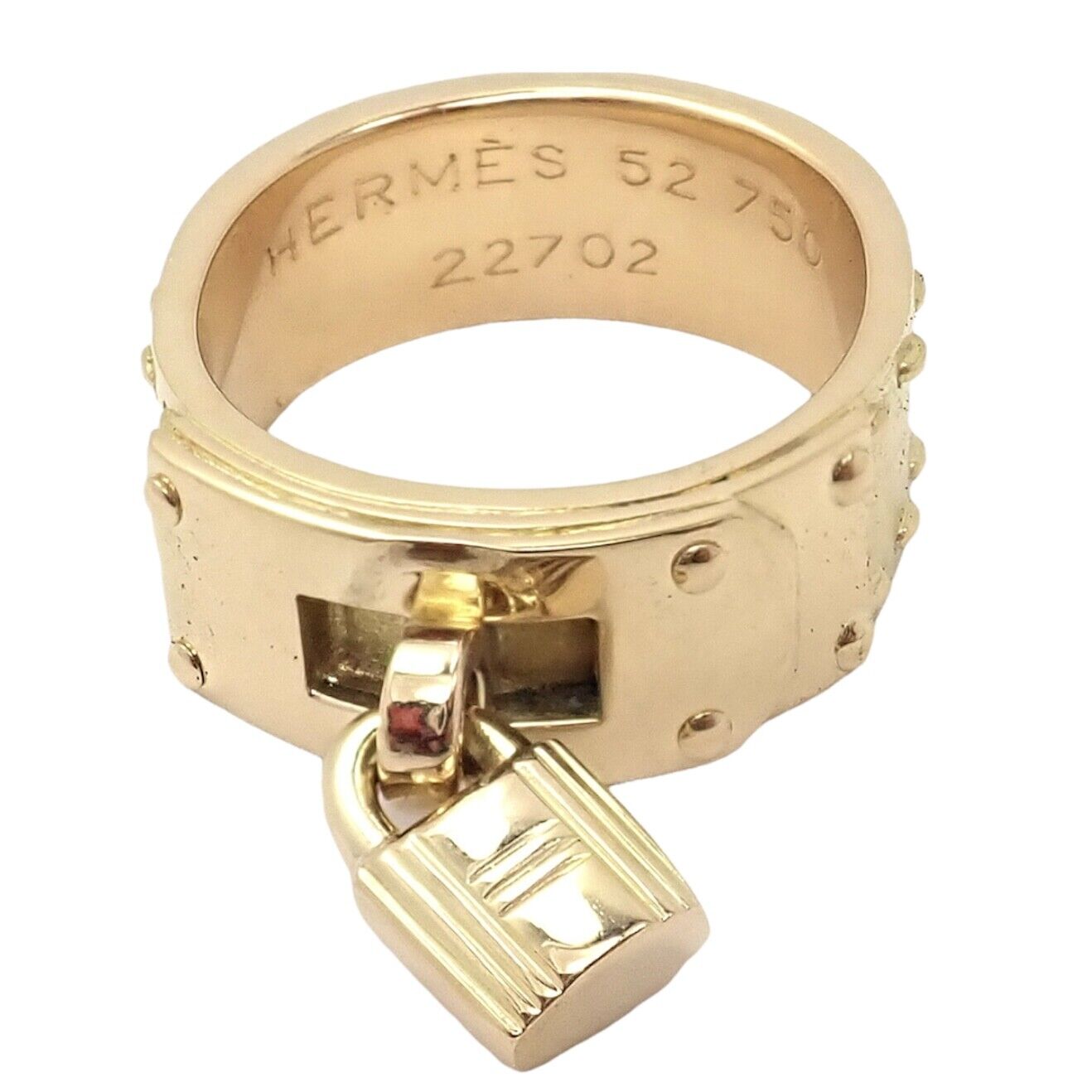 Rare! Authentic Vintage Hermes 18k Yellow Gold 