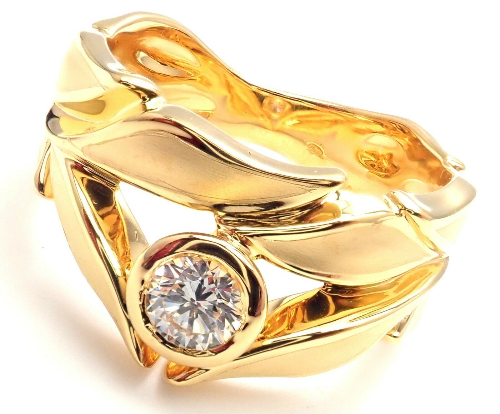 Carrera Y Carrera Jewelry & Watches:Men's Jewelry:Rings New! Authentic Carrera Y Carrera 18k Mi Princes Greco Roman Diamond Crown Ring