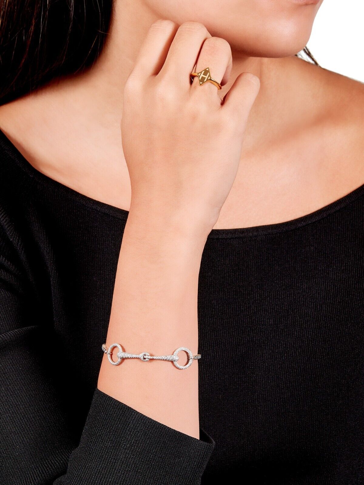 Charm Bracelet for Women in Silver - Milanese Bracelet by Talisa
