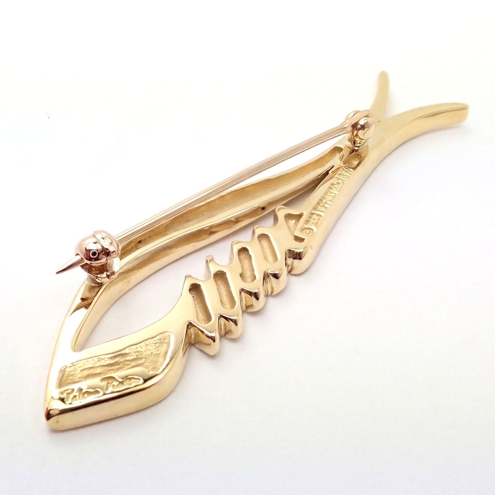 Tiffany & Co. Jewelry & Watches:Fine Jewelry:Brooches & Pins Rare! Authentic Vintage Tiffany & Co 18k Yellow Gold Picasso Fish Brooch Pin '83
