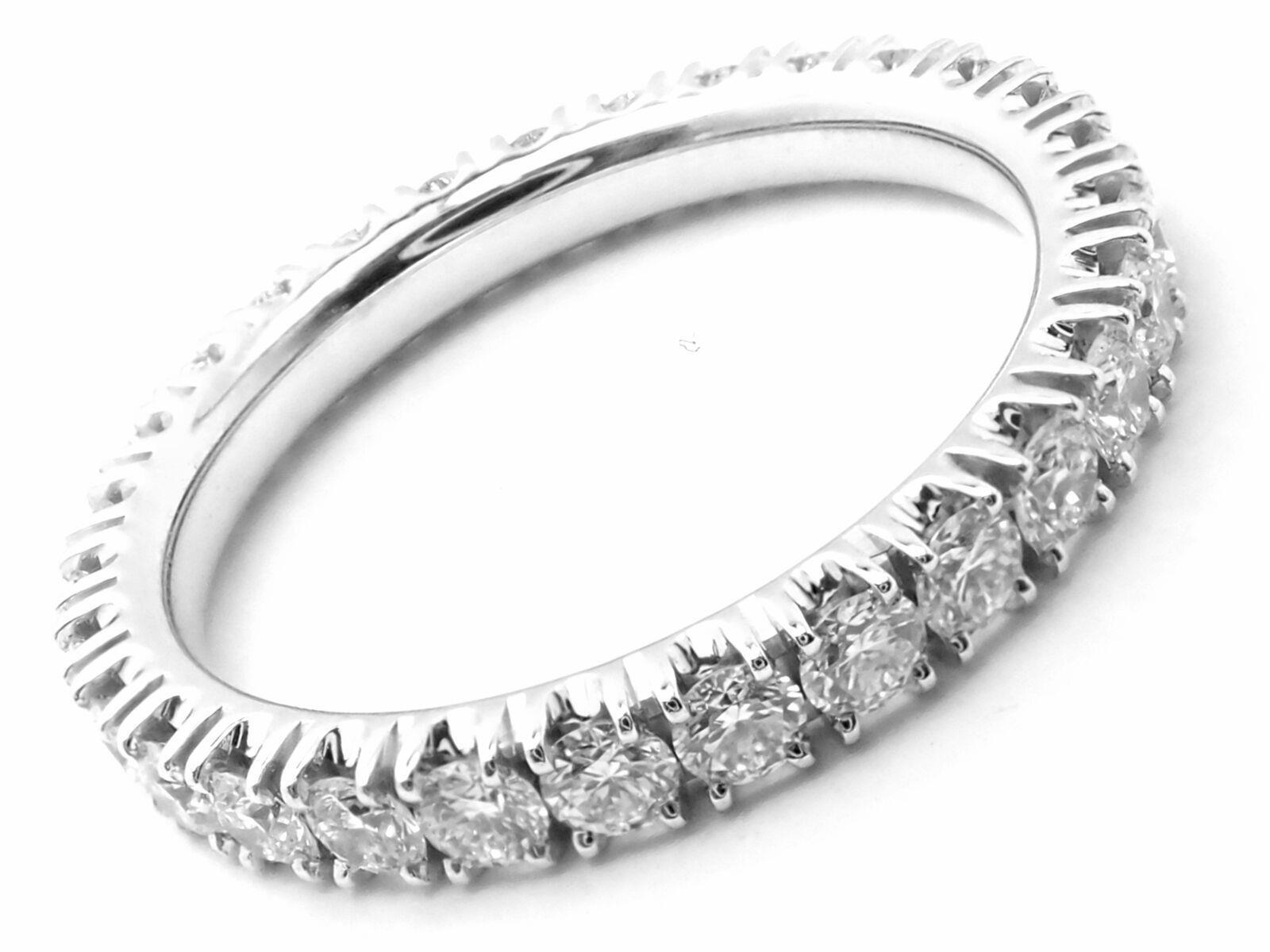 Cartier Jewelry & Watches:Fine Jewelry:Rings Cartier Étincelle De Cartier Platinum Diamond Eternity Band Ring Size 51 US 5.75