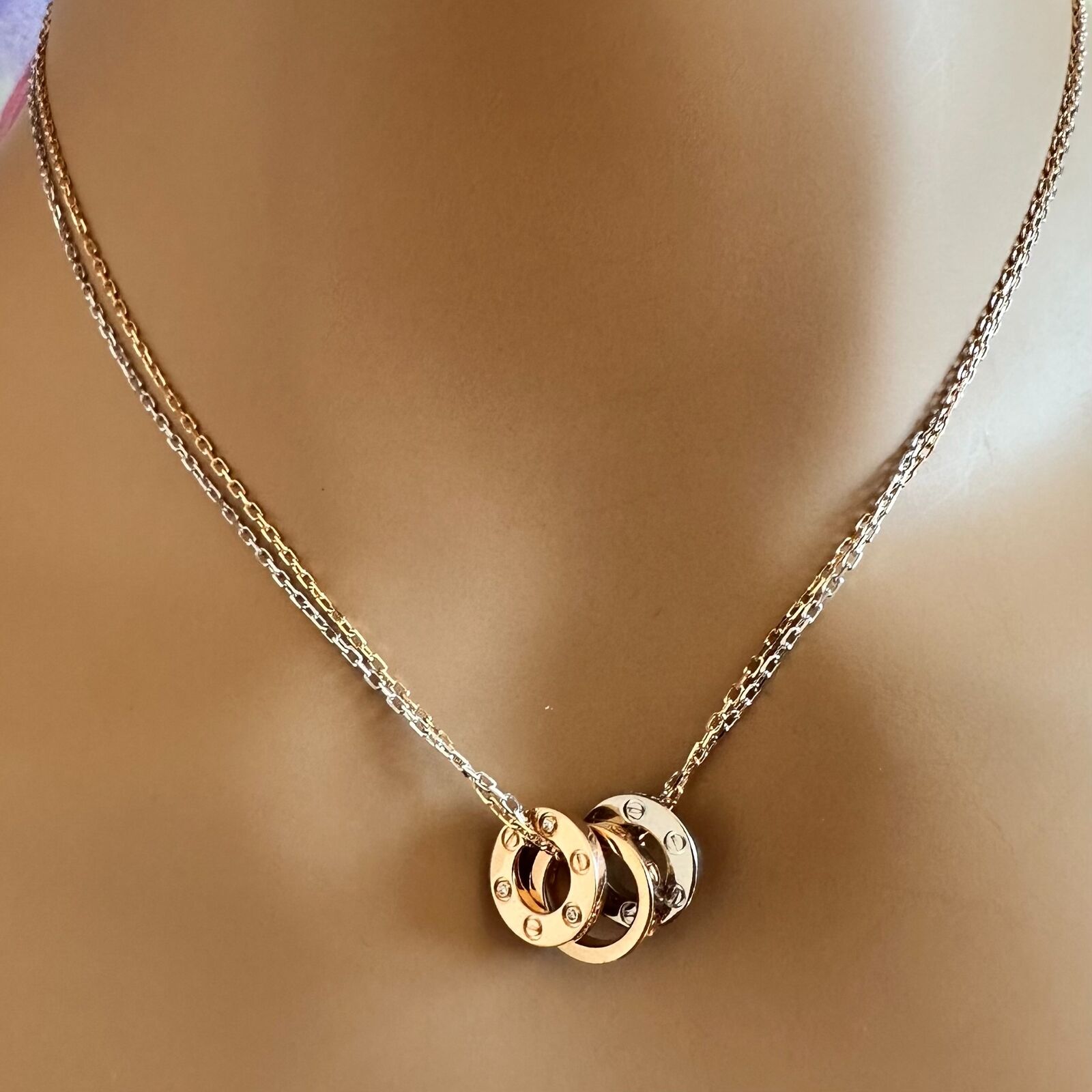 Lot - A Cartier LOVE Necklace