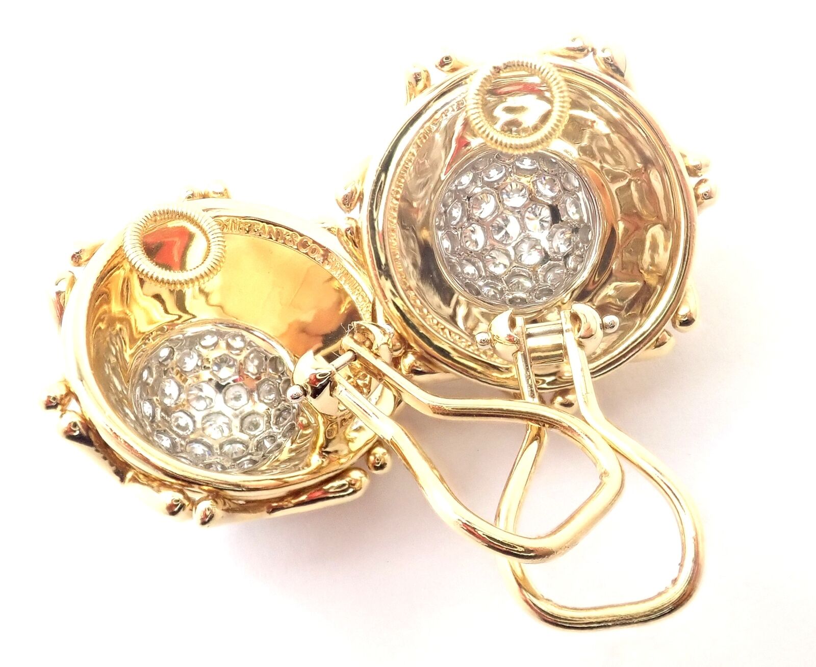 Jean Schlumberger for Tiffany & Co. Jewelry & Watches:Fine Jewelry:Earrings Tiffany & Co Schlumberger Multiplication 18k Yellow Gold Diamond Earrings