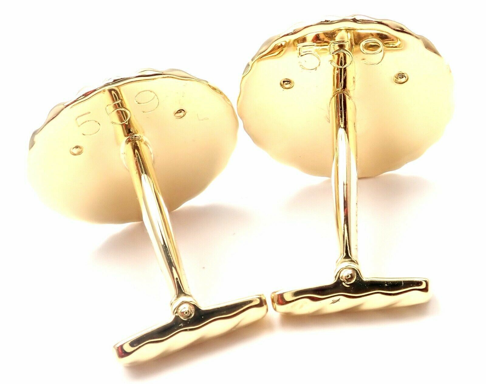 Van Cleef & Arpels Jewelry & Watches:Men's Jewelry:Cufflinks Rare! Authentic Van Cleef & Arpels 18k Yellow Gold Panther Panthere Cufflinks
