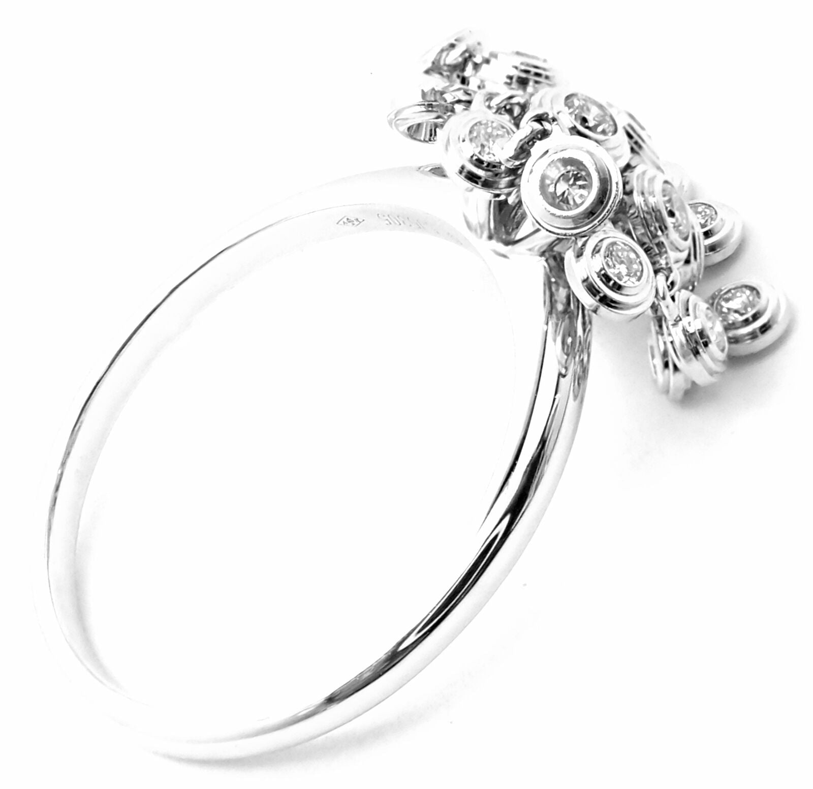 Cartier Jewelry & Watches:Fine Jewelry:Rings Authentic! Cartier Diamond 18k White Gold Diamond Diamant Leger De Ring Cert