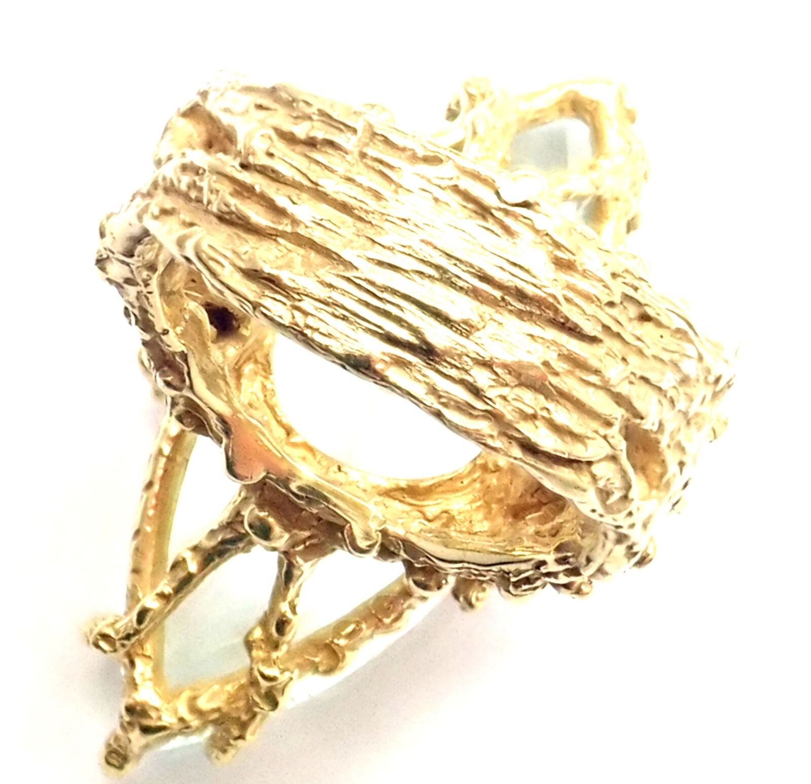 Murat Jewelry & Watches:Fine Jewelry:Rings Rare! Authentic House Of Murat Diamond Large 25ct Aquamarine Ring