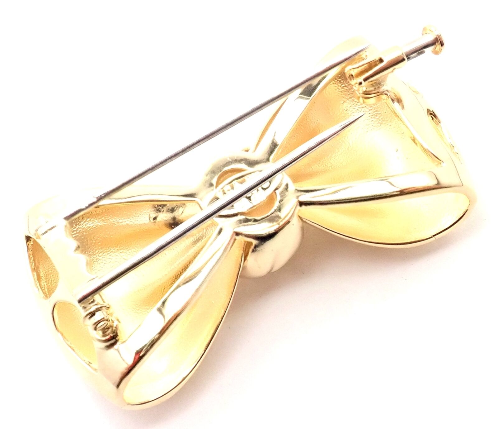Van Cleef & Arpels Jewelry & Watches:Fine Jewelry:Brooches & Pins Rare! Authentic Van Cleef & Arpels 18k Yellow Gold Bow Design Pin Brooch