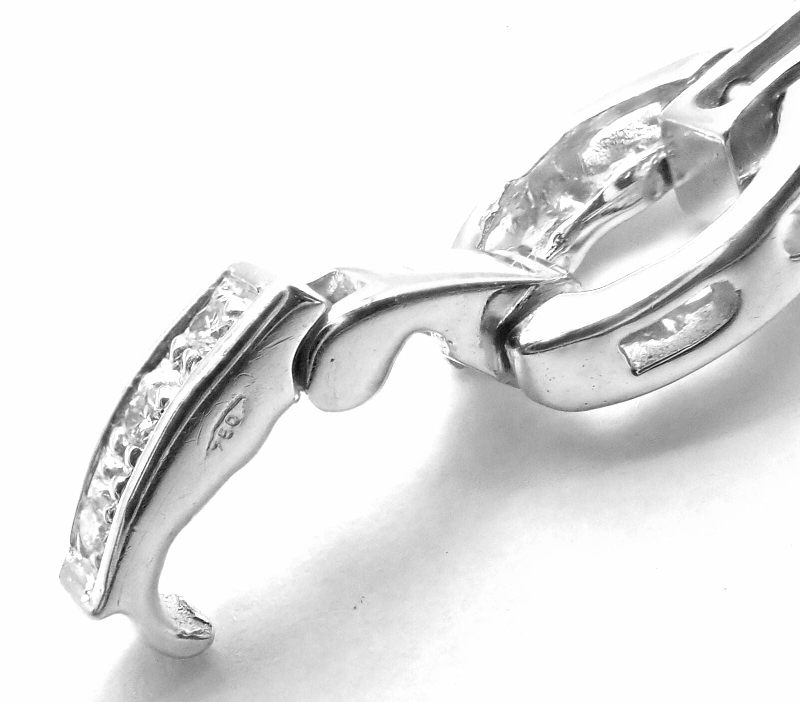 Damiani Jewelry & Watches:Fine Jewelry:Bracelets & Charms Authentic! Damiani 18k White Gold Diamond Link Tennis Bracelet