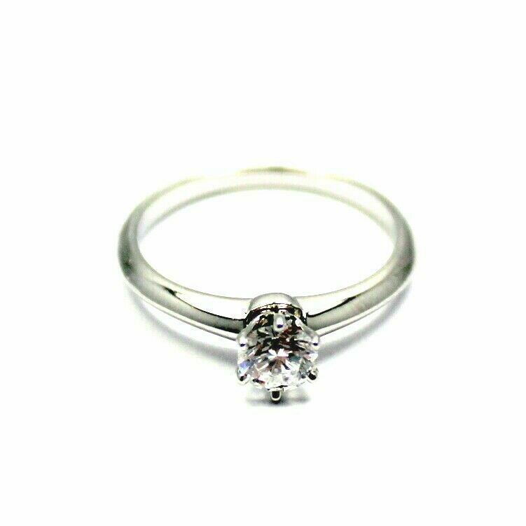 Tiffany & Co. Jewelry & Watches:Vintage & Antique Jewelry:Rings Authentic Tiffany & Co. Platinum 0.39ct Diamond F/VS1 Engagement Ring 6 Cert