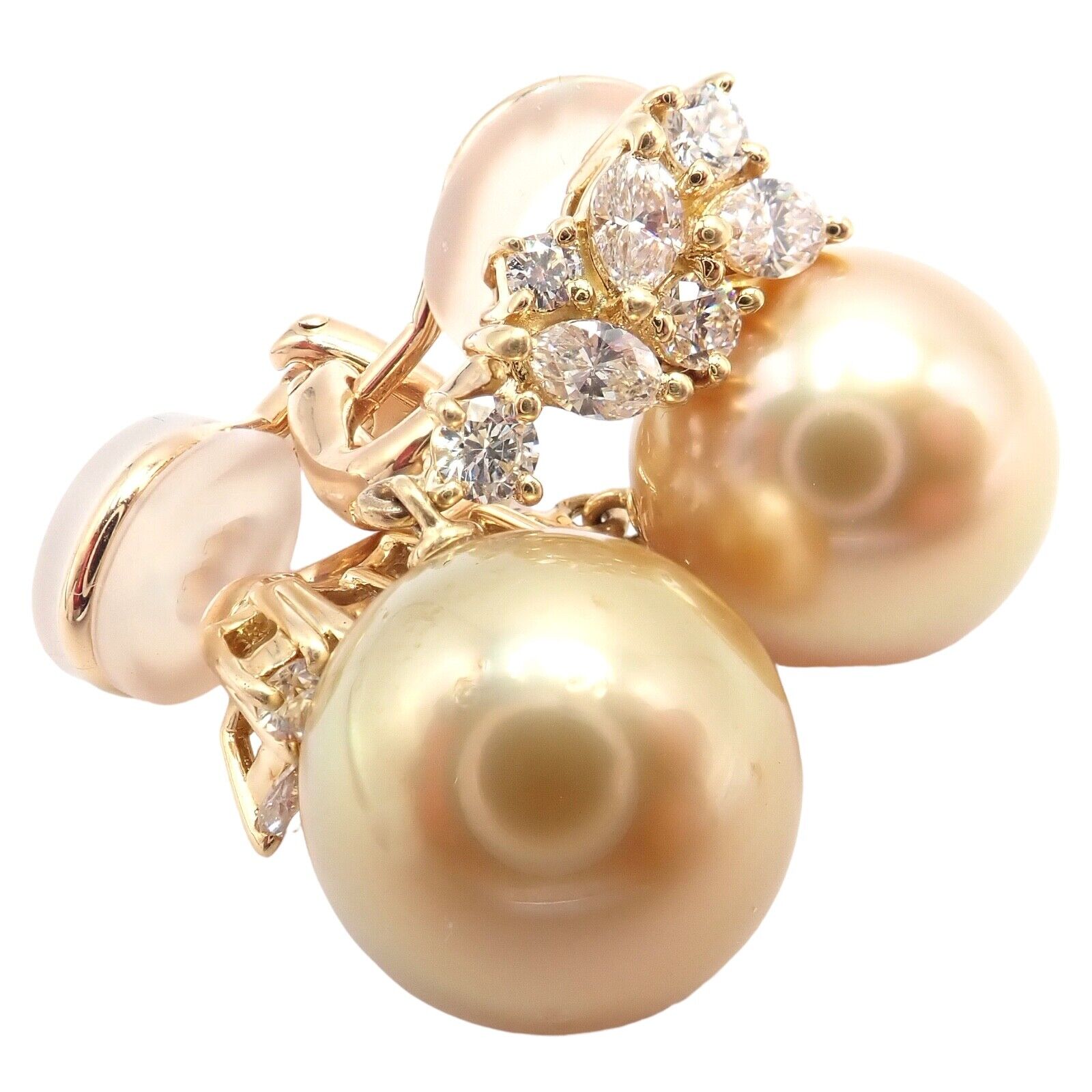 Mikimoto 18ct White Gold AAA Akoya Pearl Earrings - Laings