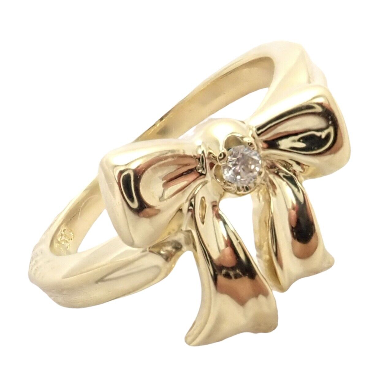 Tiffany Bow Diamond Bracelet in 18K Rose Gold – Dandelion Antiques