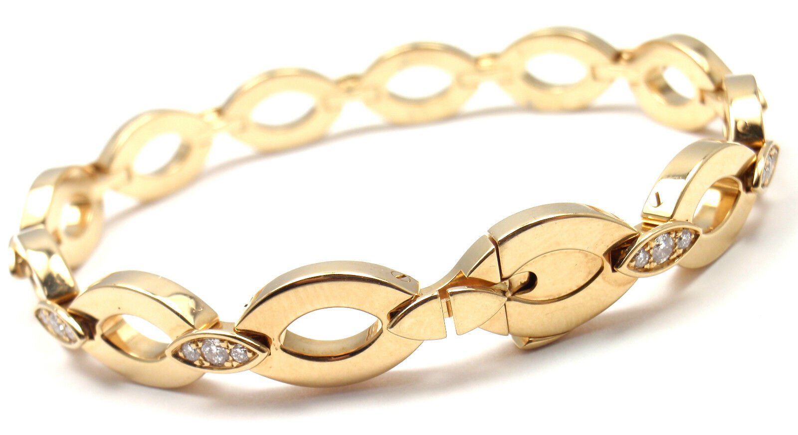 CARTIER 16mm 18K Rose Gold Nail Bangle Bracelet - Brand New | APR57