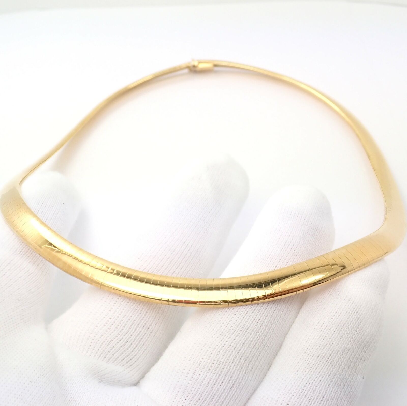Van Cleef & Arpels Jewelry & Watches:Fine Jewelry:Necklaces & Pendants Rare! Authentic Van Cleef & Arpels 18k Yellow Gold Snake Collar Chain Necklace