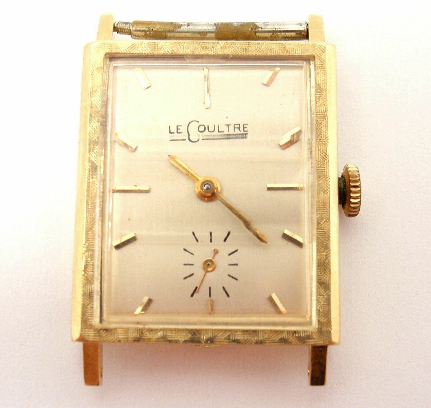 LeCoultre Jewelry & Watches:Watches, Parts & Accessories:Watches:Wristwatches VINTAGE LeCOULTRE 14K YELLOW GOLD MANUAL WIND WATCH