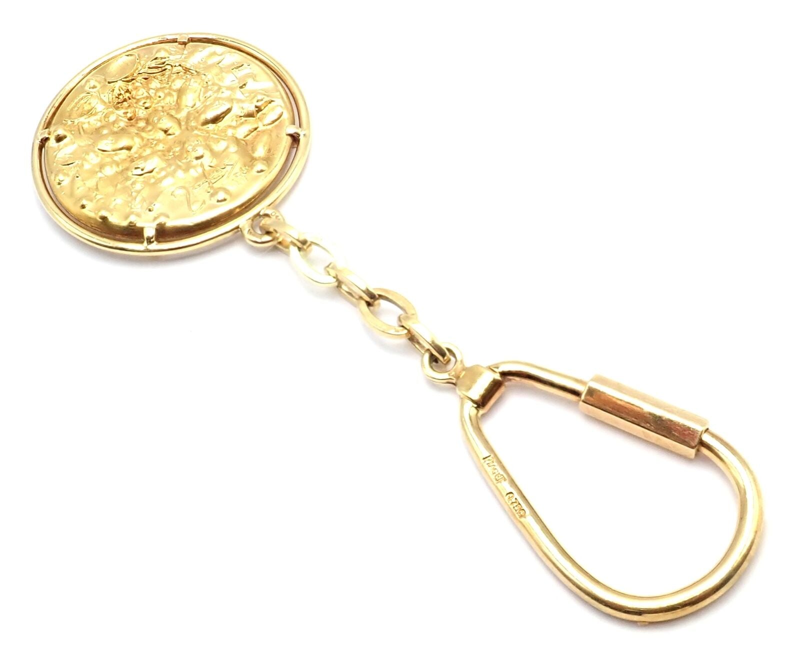Salvator Dali Jewelry & Watches:Fine Jewelry:Necklaces & Pendants Rare! Piaget by Salvador Dali 22k Gold Coin 18k Yellow Gold Pendant Key Chain