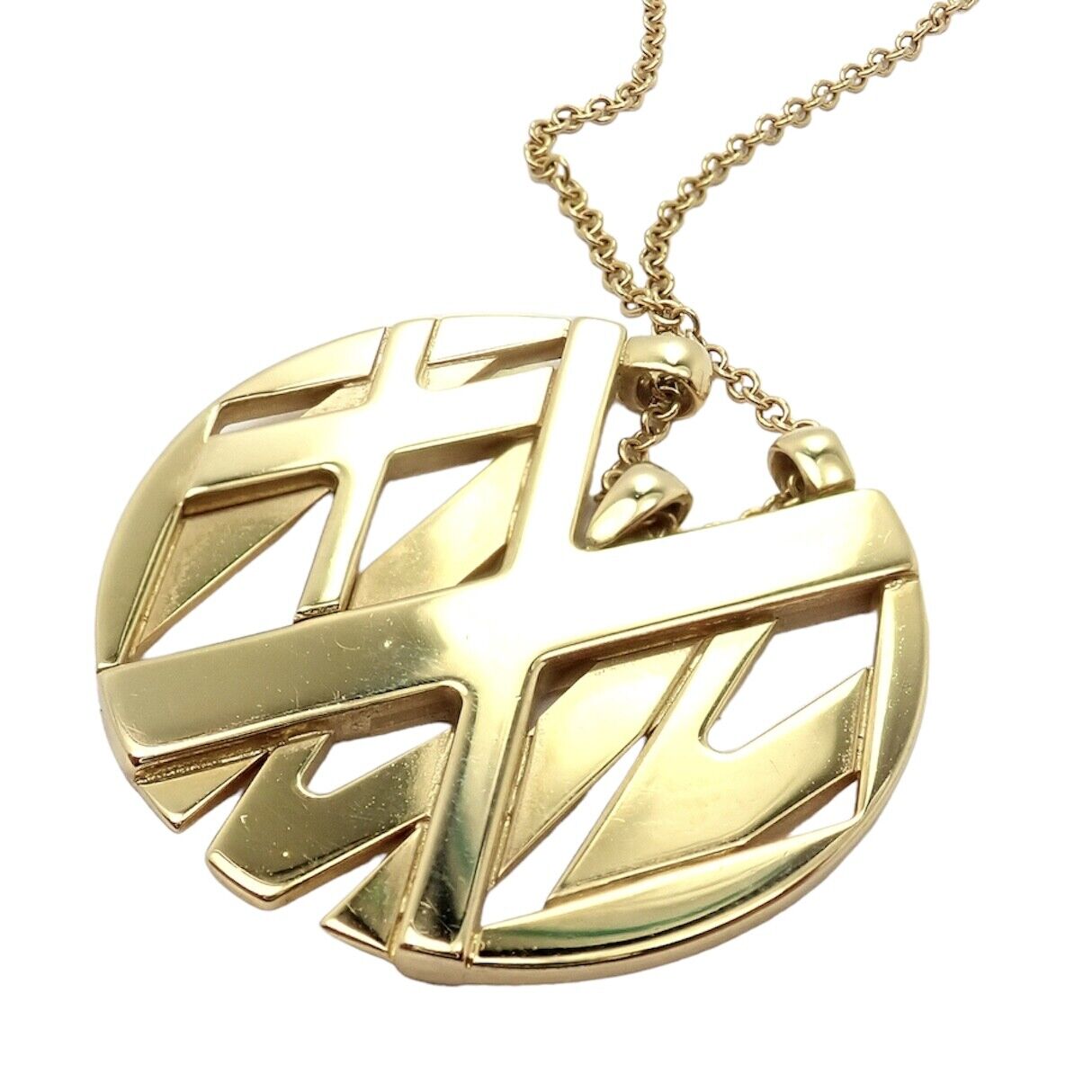 Tiffany & Co. Jewelry & Watches:Fine Jewelry:Necklaces & Pendants Tiffany & Co 18k Yellow Gold Atlas Pendant Necklace