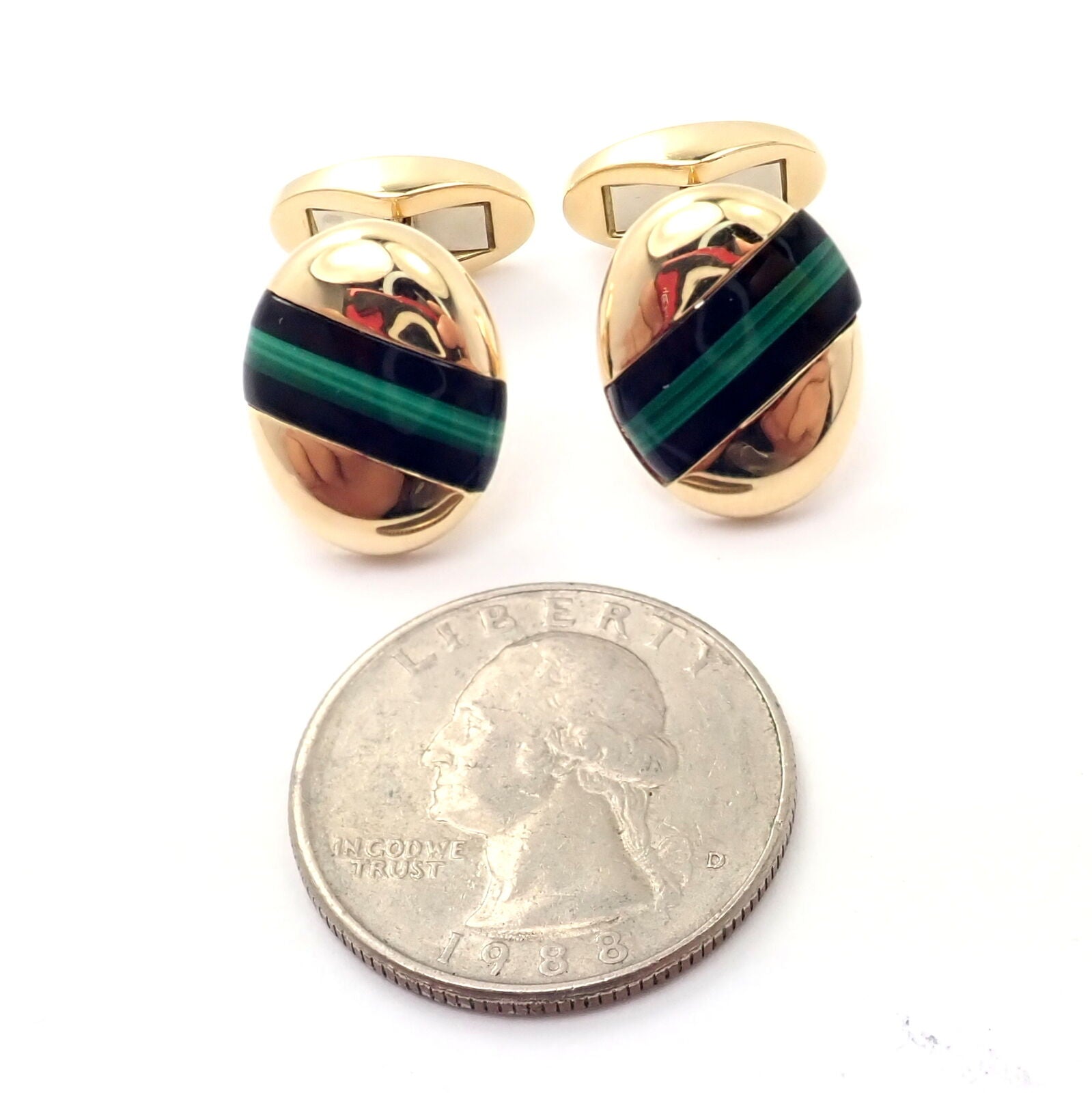 売れ筋ランキングも Tiffany Cufflinks Vintage Onyx Gold 18K