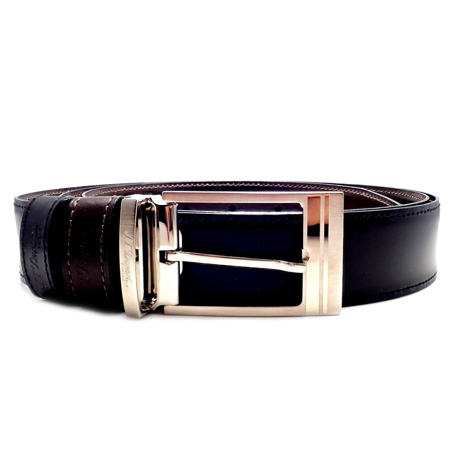 Article de Voyage Black Leather Belt