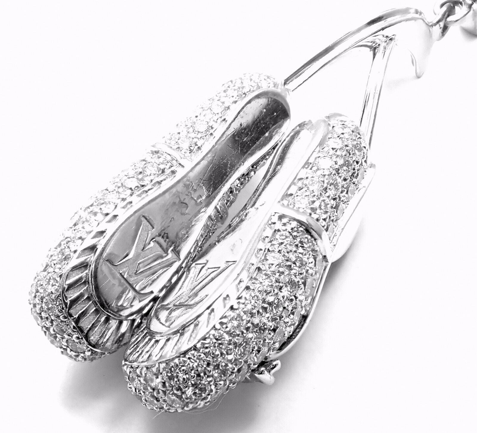 Louis Vuitton High Jewelry Diamond White Gold Tennis Bracelet